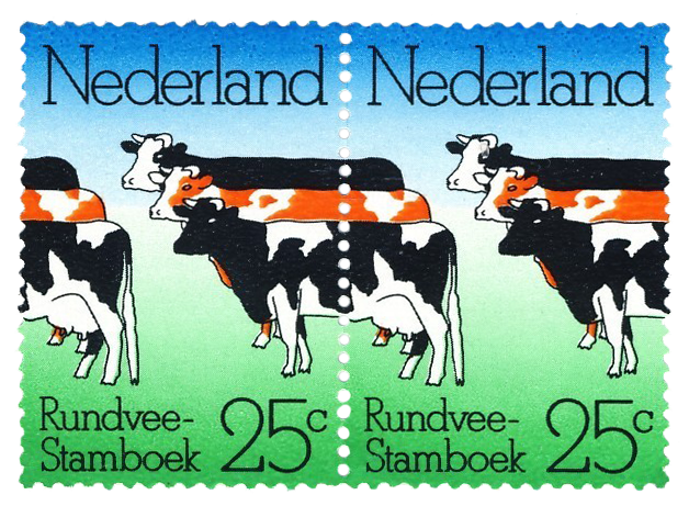 Nederland-Koeien-postzegels